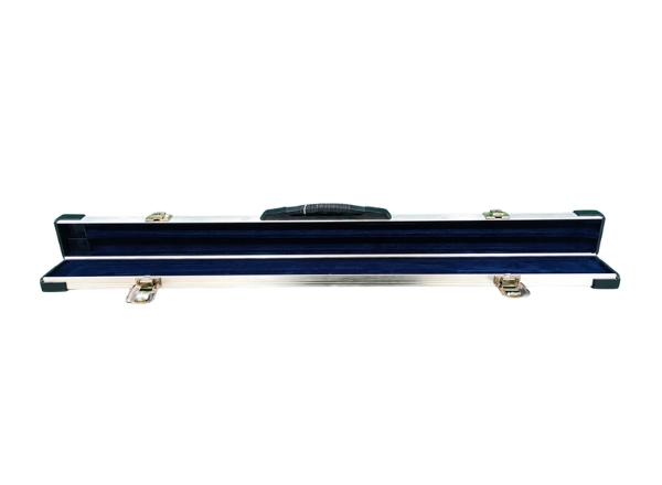 knight shot billiard cue hard case 1x1 aluminum silver