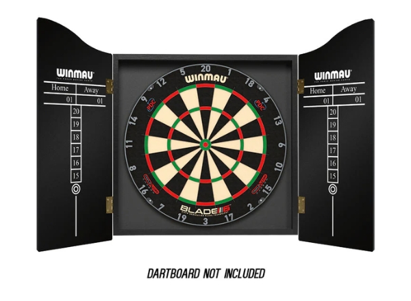 winmau dartboard pro line cabinet