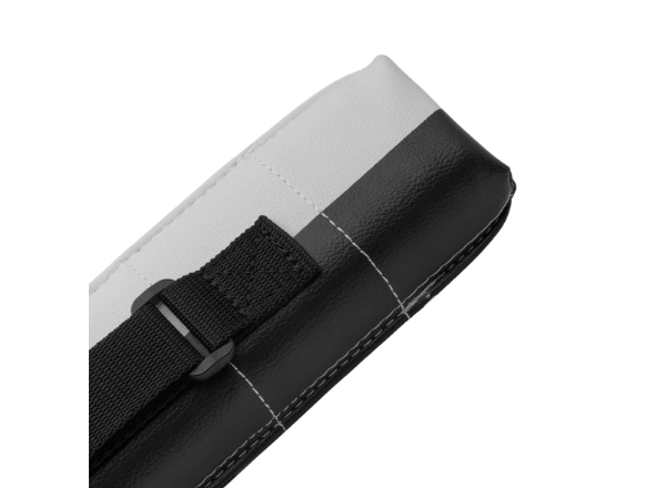 predator hard pool cue case 1x1 white black