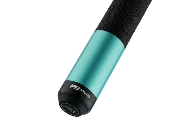 predator billiard cue p3 teal – uni loc quick release & leather wrap