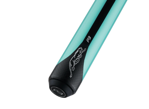 predator billiard cue p3 teal – uni loc quick release & no wrap