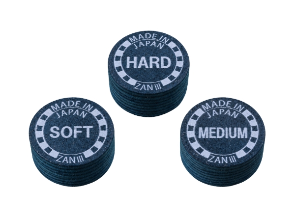 zan standard cue tip 14mm | soft, medium & hard