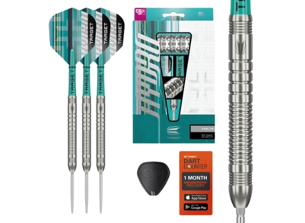 target darts hydro 03 90% tungsten 22g sp steel tip darts