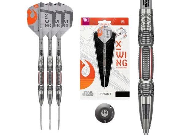 target darts star wars x wing 90% tungsten 22g sp steel tip darts (copy)