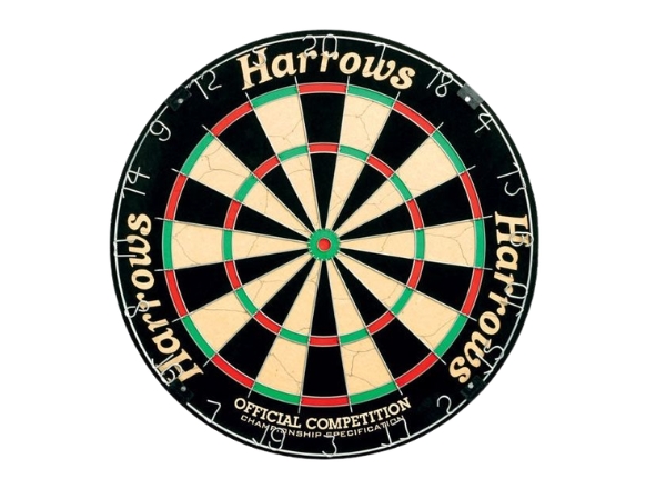 harrows let’s play darts dartboard set with 2 sets of darts (copy)