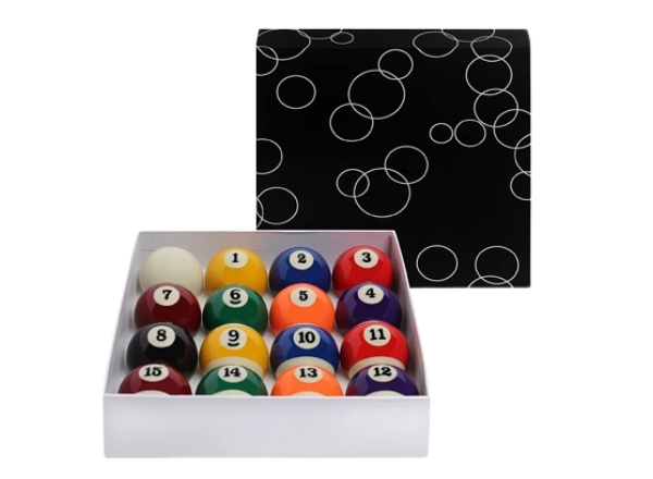 knight shot billiard balls grade a set – 57 mm (2¼″)
