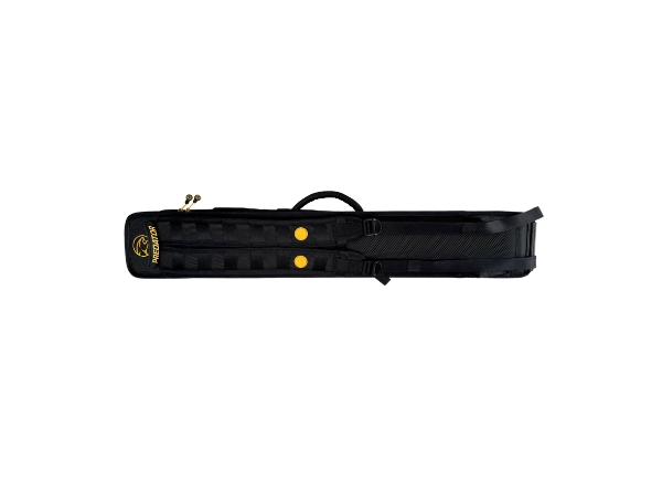 predator sport backpack pool cue case 3b x 5s black & yellow hard case