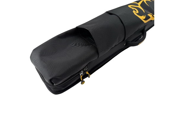 predator sport backpack pool cue case 3b x 5s black & yellow hard case