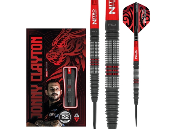 red dragon jonny clayton hiraeth 90% tungsten darts 22g