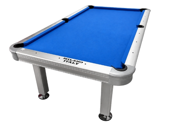 ta sports milano italy 8ft outdoor billiard table es bt8215 – aluminium finish