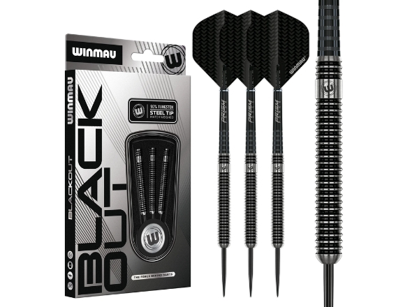 winmau blackout 90% tungsten darts 22g