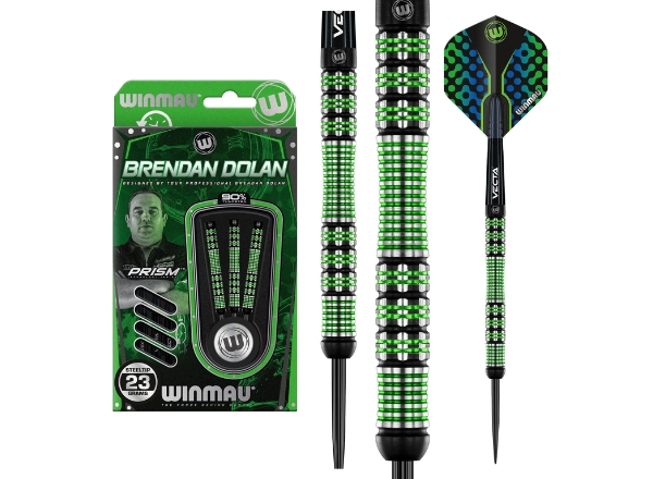 winmau brendan dolan 90% tungsten darts 23g