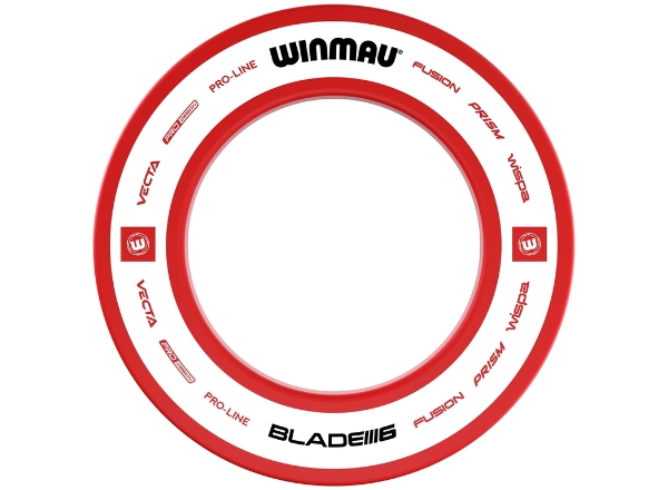 winmau pro line 2.0 red dartboard surround